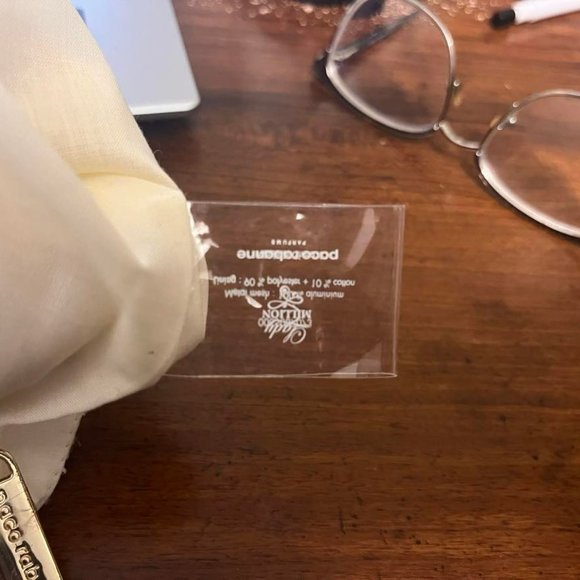 ✨ Paco Rabanne Gold Mesh Clutch – Lady Million Perfume Edition NWT - Picture 5 of 9